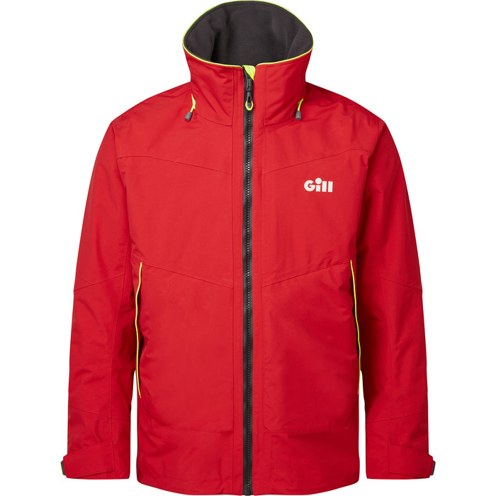 2024 Gill Hombre Os3 Coastal Chaqueta Os32j - Rojo