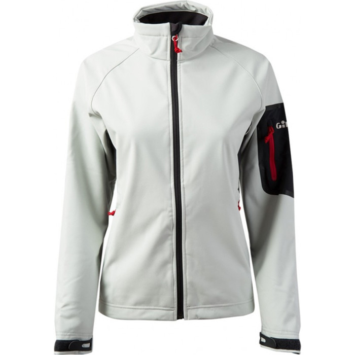 2019 Gill Chaqueta Softshell Del Equipo Femenino Plateado 1613w