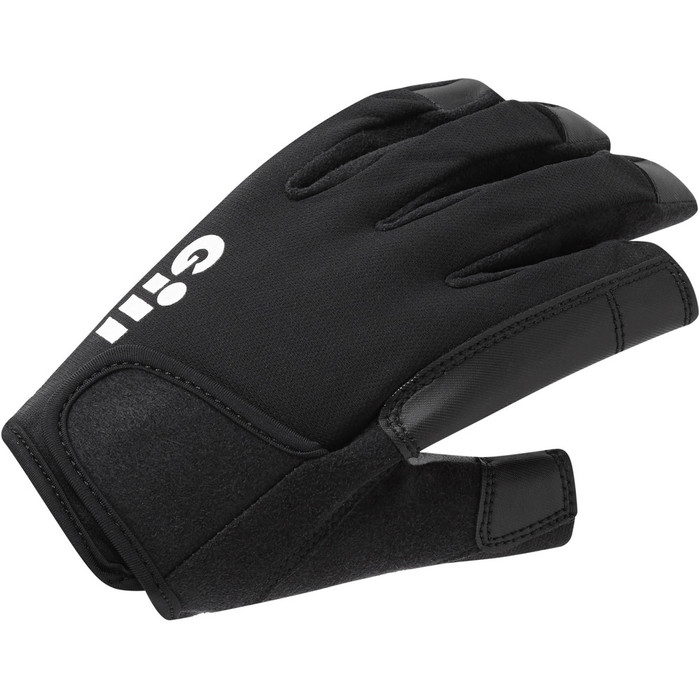 2023 Gill Double Pack Championship Short & Long Finger Sailing Gloves - Black