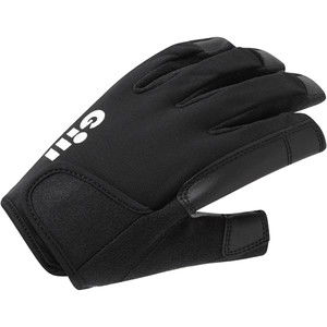 2024 Gill Championship Long Finger Sailing Gloves 7253 - Black