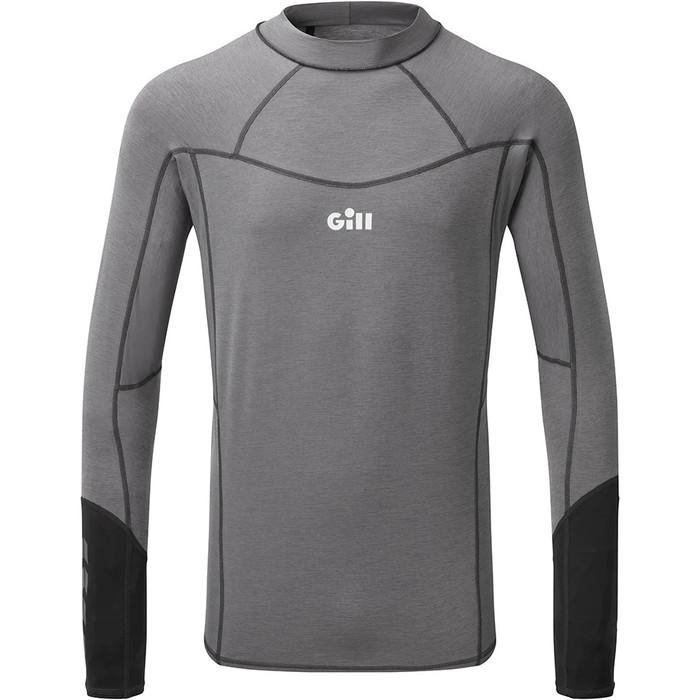 2023 Gill Mens Eco Pro Rash Vest 5025 - Grey Melange