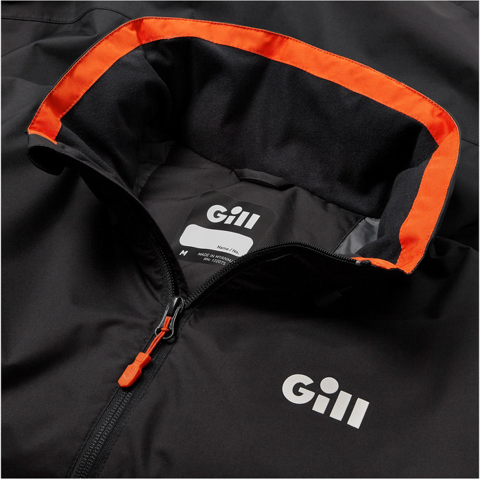 2024 Gill Mens Navigator Sailing Jacket IN86J - Graphite