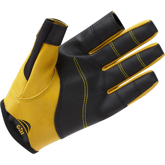 2024 Gill Pro Guantes De Vela De Dedos Largos 7453 - Black