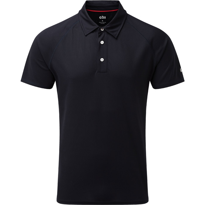 2024 Gill Mens UV Tec Polo Top Navy UV008