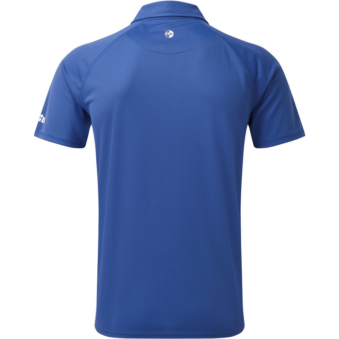 2019 Gill Hombres Uv Tec Polo Top Azul Uv008