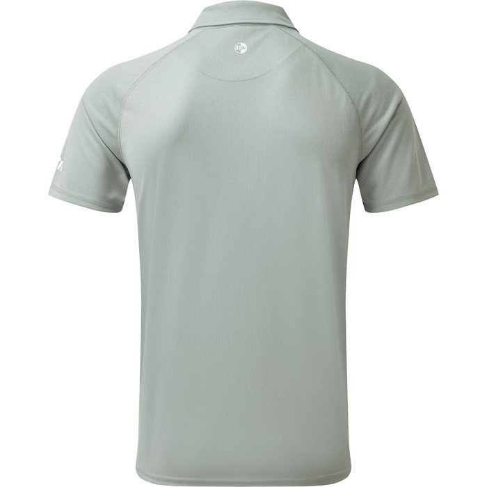 2024 Gill Hombres Uv Tec Polo Top Gris Uv008