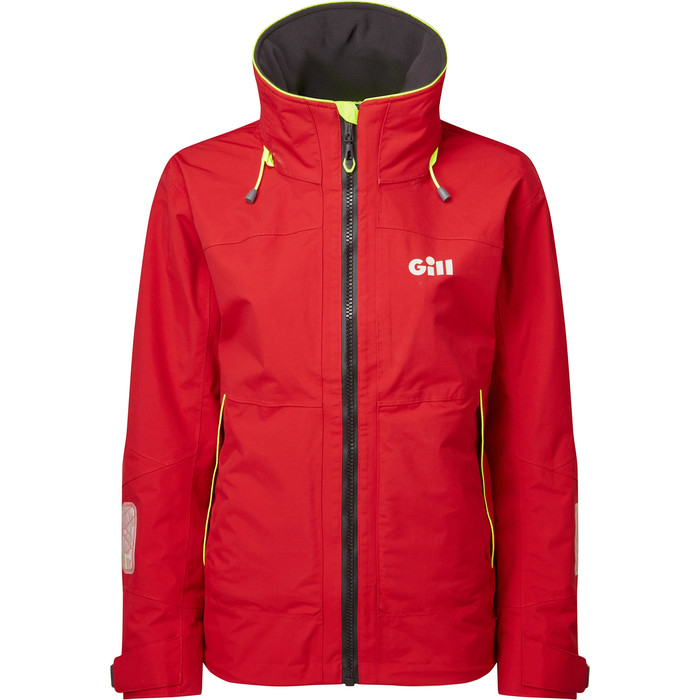 2024 Gill Mujer Os3 Coastal Chaqueta Os32jw - Rojo