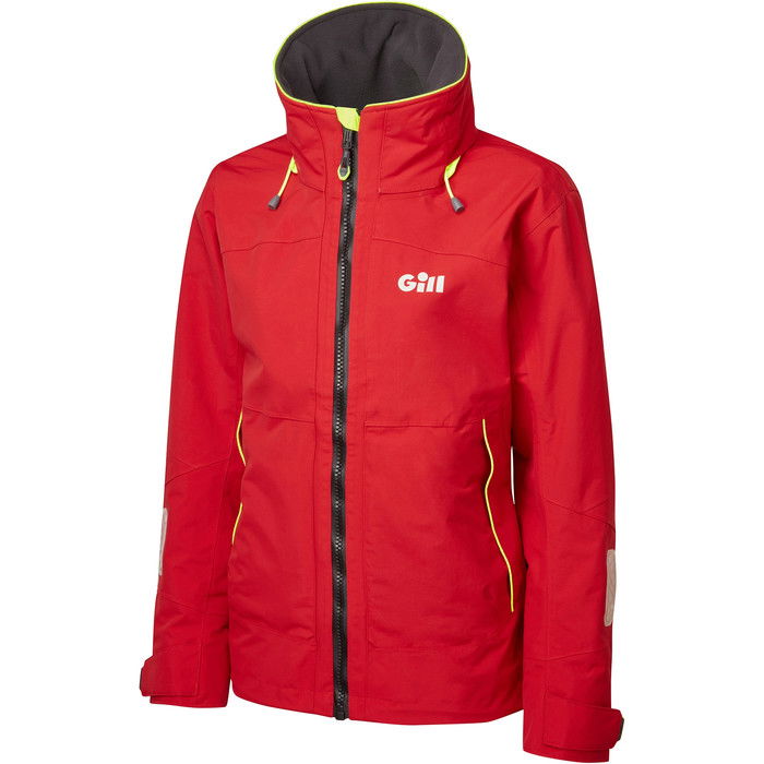 2024 Gill Mujer Os3 Coastal Chaqueta Os32jw - Rojo