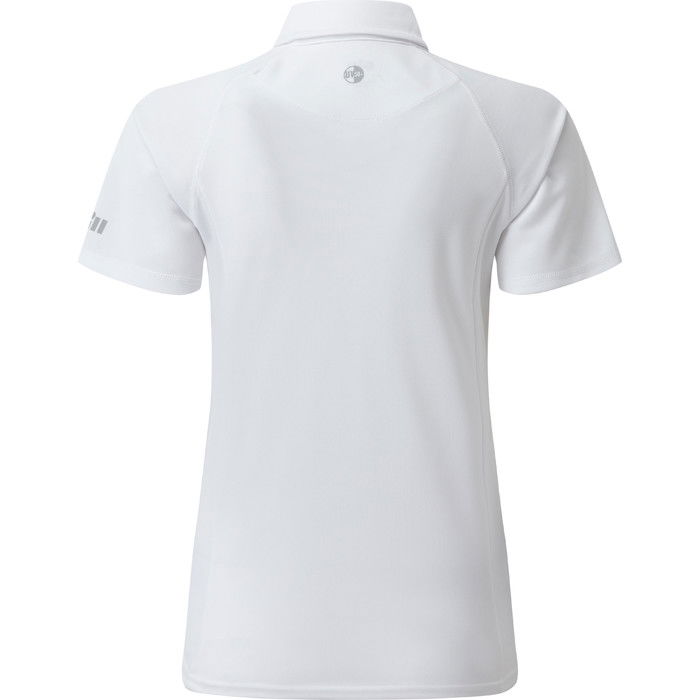 2024 Gill Mujer Uv Tec Polo Top Blanco Uv008w