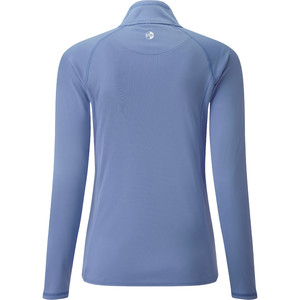 2019 Gill Womens UV Tec Zip Neck Top Blue UV009W