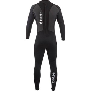 2024 Gul Junior G-Force 3mm Back Zip Flatlock Wetsuit GF1307-B7 - Black