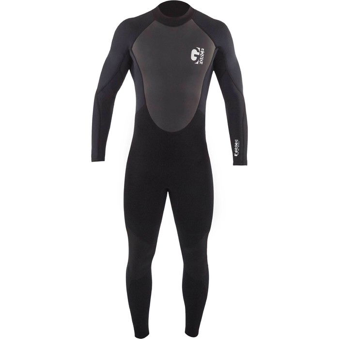 2024 Gul Junior G-Force 3mm Back Zip Flatlock Wetsuit GF1307-B7 - Black