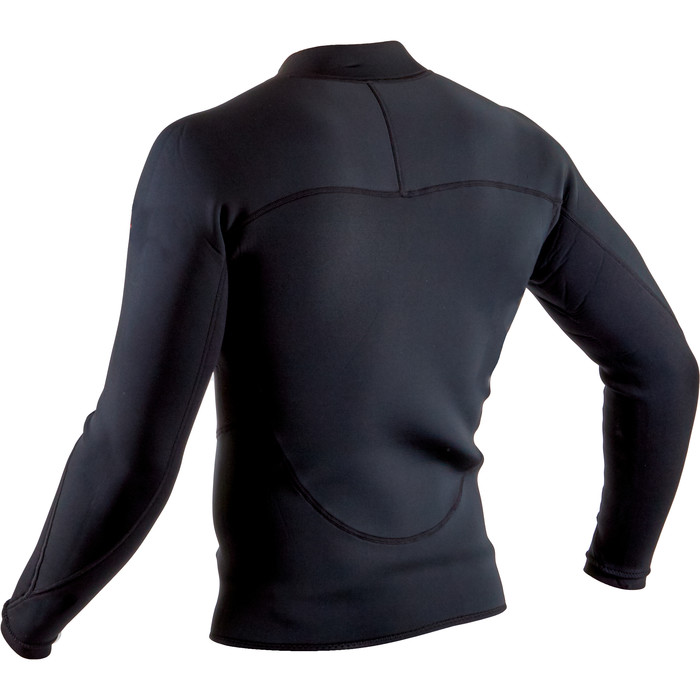 Chaqueta Con Front Zip De 3mm De Response Para Hombre Gul 2024 Re6304-b9 - Negro