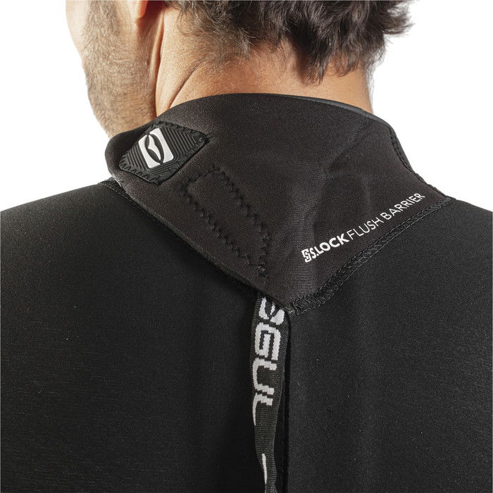 2024 Gul Hombres Response 4/3mm Gbs Back Zip Neopreno RE1246-C1 - Black