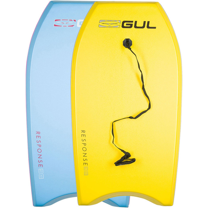 2022 Gul Response Junior Bodyboard Twin Pack - 2 Junior - Azul Claro Y Amarillo