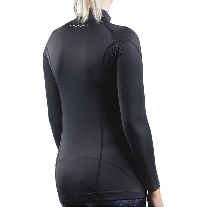 2024 Gul Womens Recore Long Sleeve UV Rashguard RG0331-B9 - Black