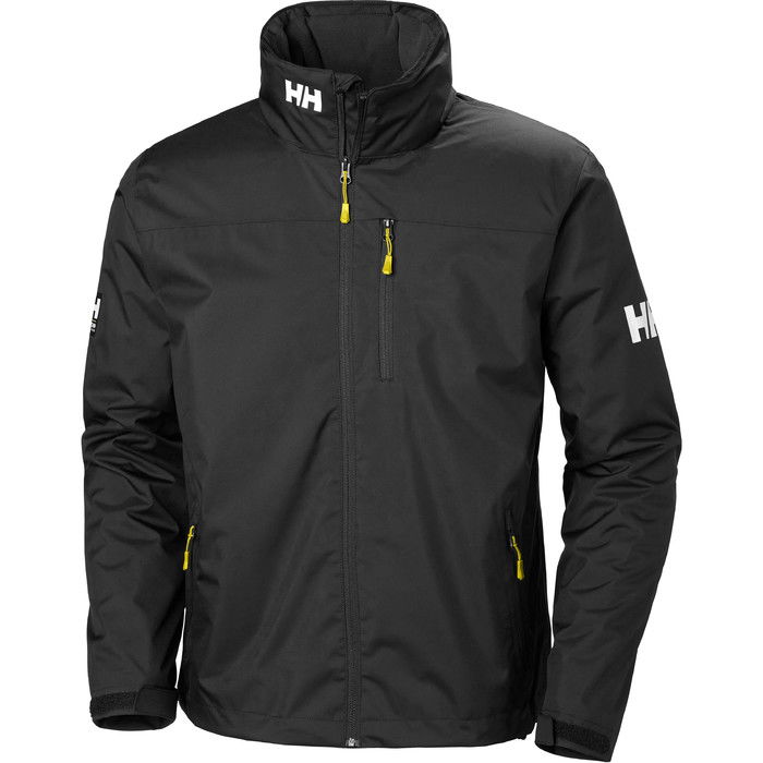 2024 Helly Hansen Mens Hooded Crew Mid Layer Jacket Black 33874