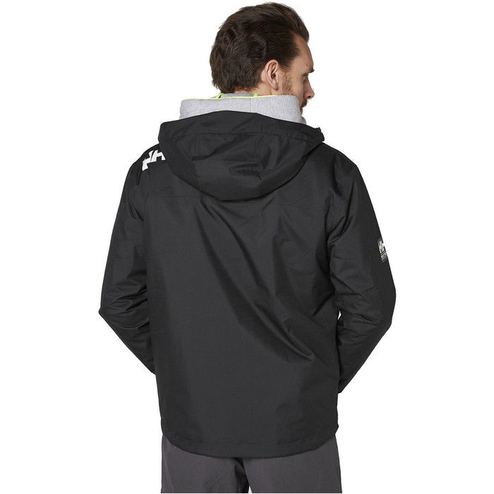 2024 Helly Hansen Mens Hooded Crew Mid Layer Jacket Black 33874