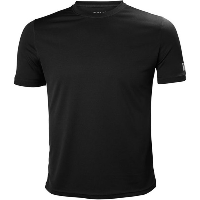 2021 Helly Hansen Tech T Short Sleeve Base Layer Ebony 48363