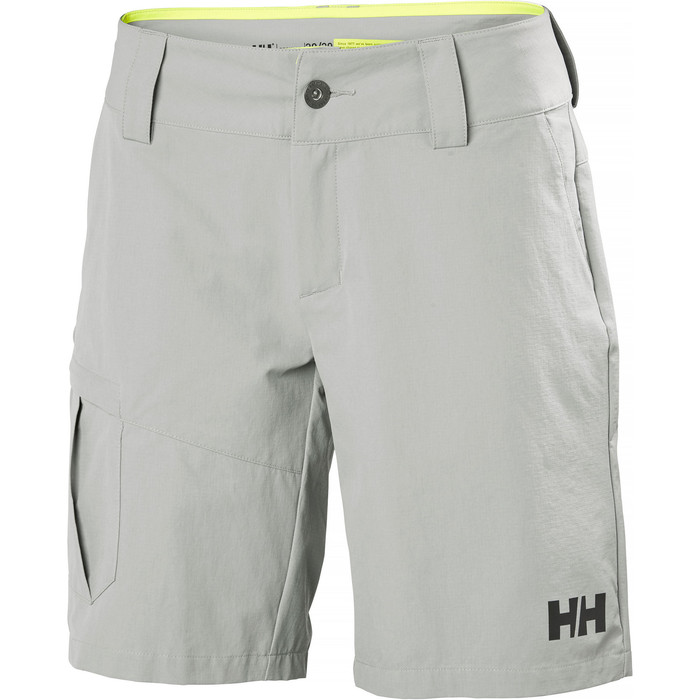 2024 Pantalones Cortos Cargo Qd Helly Hansen Mujer Gris Niebla 33942