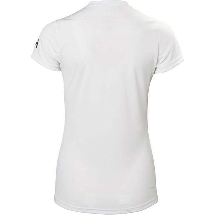 Helly Hansen Mujer Tech T Manga Corta Capa Base Blanca 48373