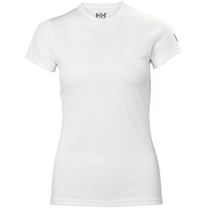 Helly Hansen Mujer Tech T Manga Corta Capa Base Blanca 48373