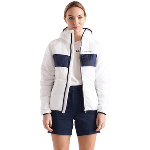 2020 Henri Lloyd Chaqueta De Capa Media Con Capucha Maverick Para Mujer P201210058 - Blanco Nube