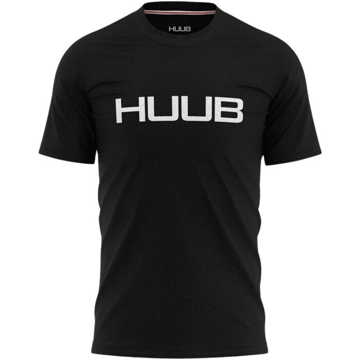 2024 Huub Mens Statement Logo T-Shirt STATLOGOT - Black