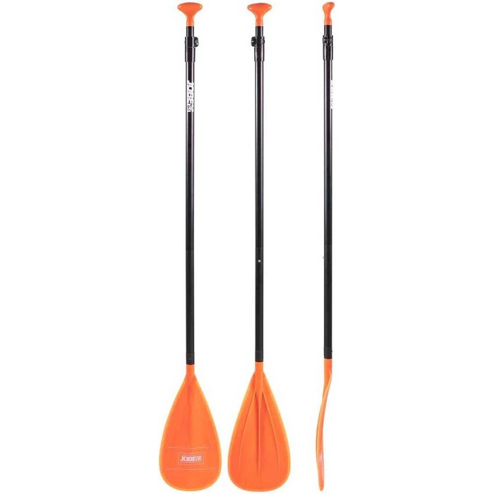 2024 Jobe Aluminium 3-Piece SUP Paddle 486721018 - Orange