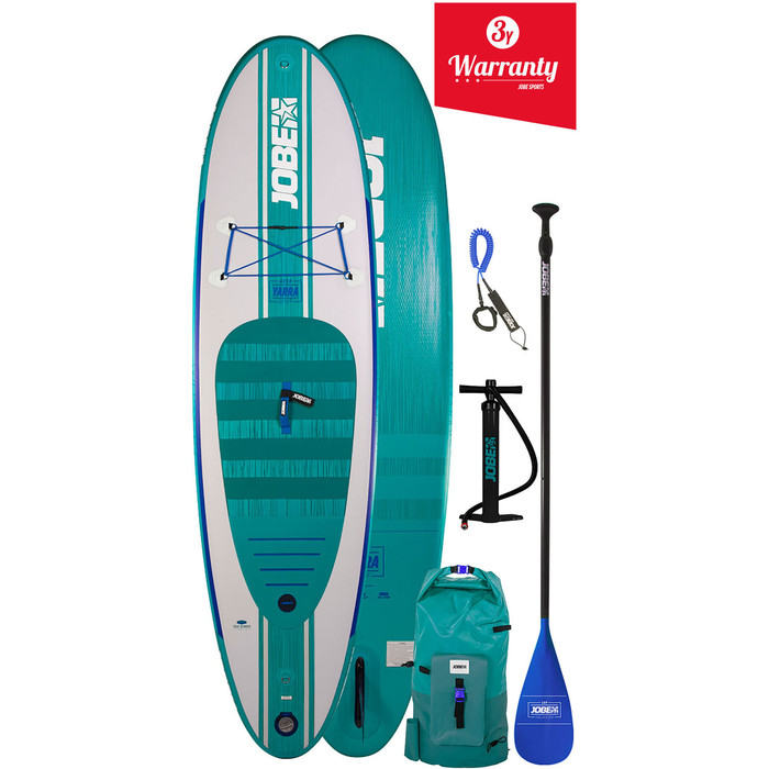 2020 Jobe Hinchable Stand Up Paddle Board 10'6 X 32 "inc Paleta, Mochila, Bomba Y Correa