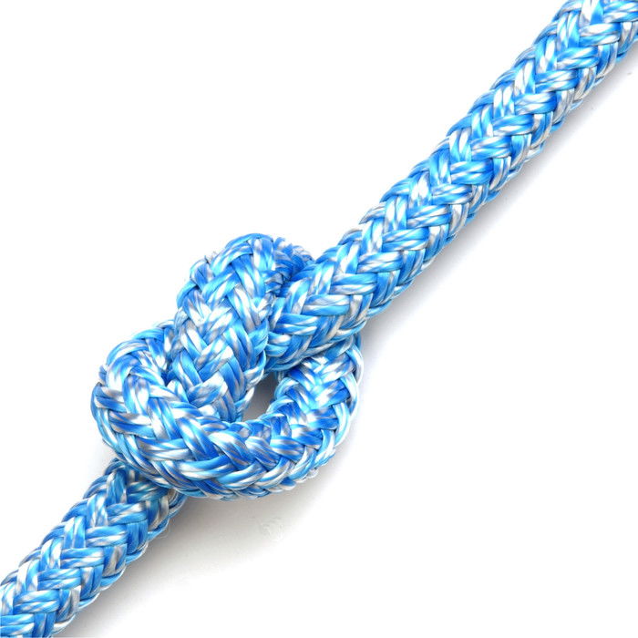 Kingfisher Braid on Braid Rope Melange Blue BM0B2 - Price per metre