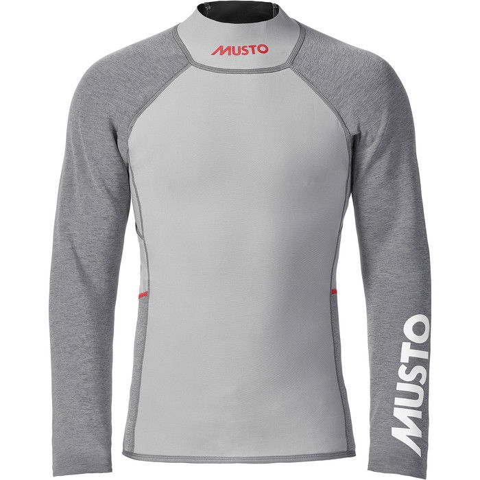 2024 Musto Hombres Flexlite Vapour 1.0 Manga Larga Neopreno Top 82068 - Grey Marl