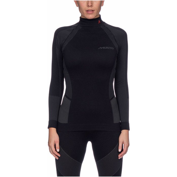 2022 Musto Mujer Active Base Layer Top Negro Swth001