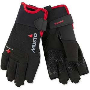 2024 Guantes De Dedo Cortos De Navegacin Musto Performance Negro Augl005