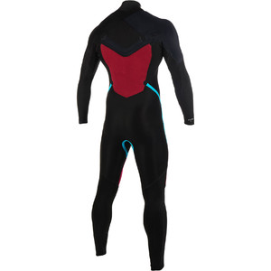 2019 Mystic Mens Majestic 4/3mm Zip Free Wetsuit Black 190080