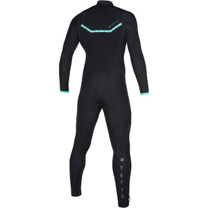 2019 Mystic Mens Marshall 4/3mm Chest Zip Wetsuit 200008 - Black / Mint