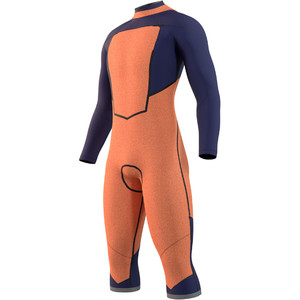 2021 Mystic Mens Marshall 4/3mm Long Arm Short Leg Wetsuit 210114 - Night Blue