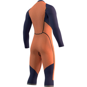 2021 Mystic Mens Marshall 4/3mm Long Arm Short Leg Wetsuit 210114 - Night Blue