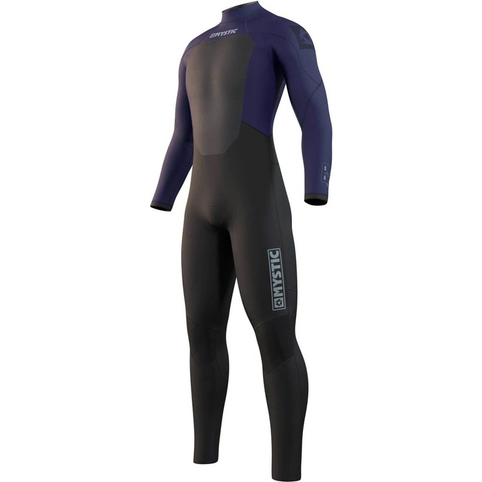 2024 Mystic Hombres Star 5/3mm Back Zip Neopreno 210309 - Night Blue