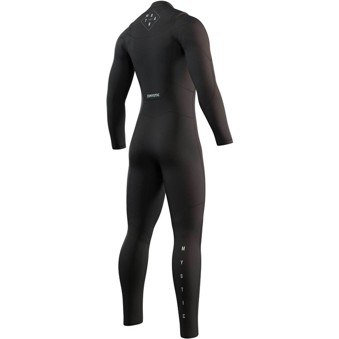 2024 Mystic Hombres Star 5/3mm Double Chest Zip Neopreno 35000.210305 - Black