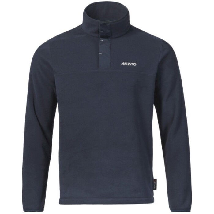 2024 Musto Hombres Nautic Polartec Snap Pullover Fleece 82599 - Navy