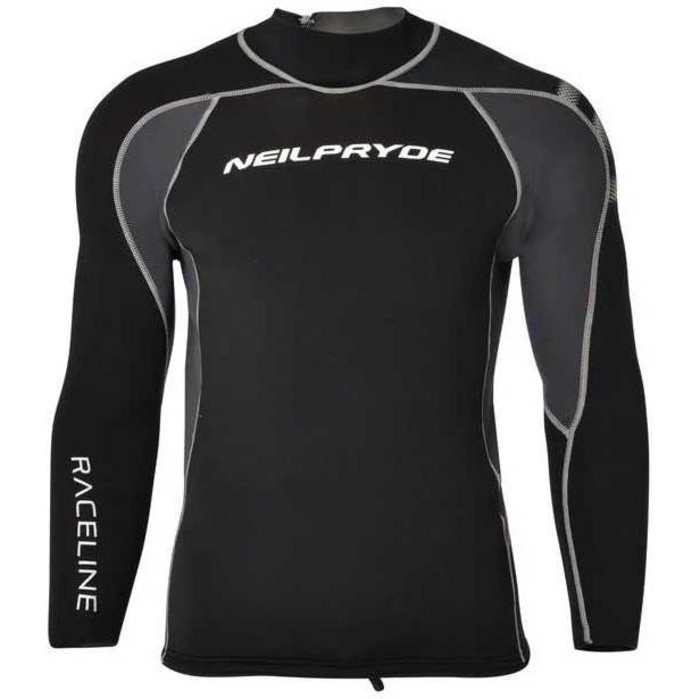 Neil Pryde Mens Raceline Heatseeker 3mm Neoprene Top 630142 - Graphite