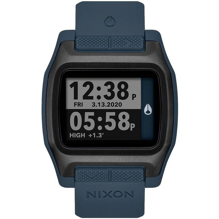 2024 Nixon Reloj De Surf Marea Alta 001-00 - Pizarra Oscura