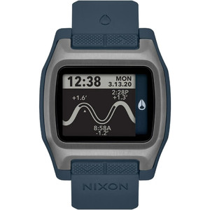 2024 Nixon Reloj De Surf Marea Alta 001-00 - Pizarra Oscura