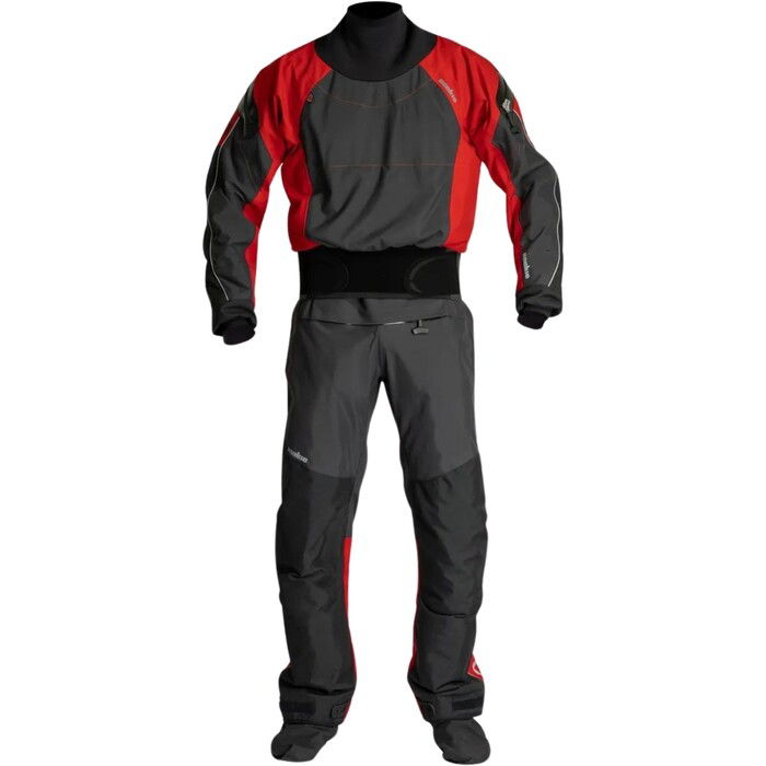 2024 Nookie Traje Seco De Ltex Fusion DR51 - Black / Rojo