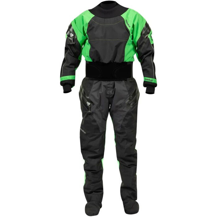 2024 Nookie Womens Fusion Latex Drysuit DR60 - Black / Green