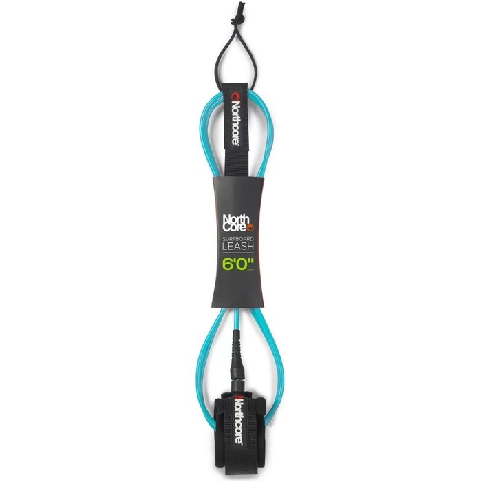 2024 Northcore 6FT Surfboard Leash NOCO54E - turquoise