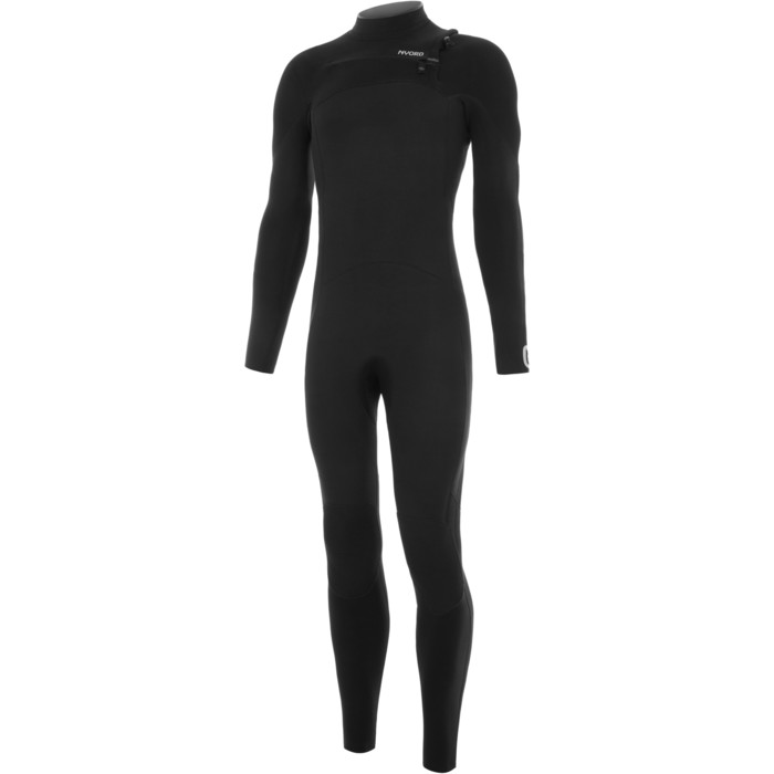 2024 Nyord Mens Furno Ultra 4/3mm Chest Zip GBS Wetsuit FUM43001 - Black