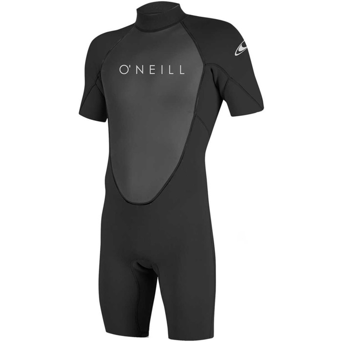 2024 O'Neill Hombres Reactor II 2mm Back Zip Shorty Neopreno 5041 - Black