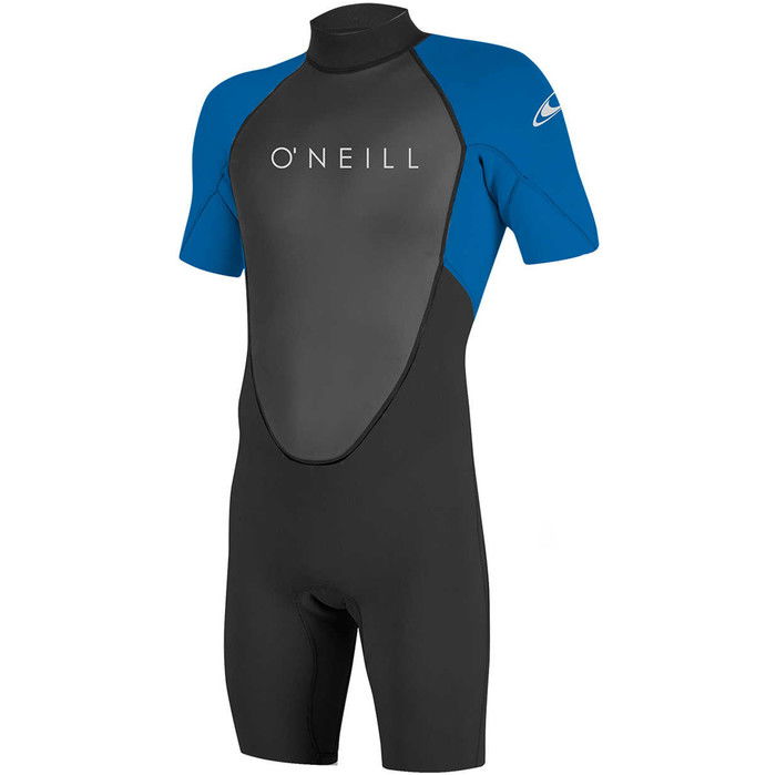 2024 O'Neill Hombres Reactor II 2mm Back Zip Shorty Neopreno 5041 - Black / Ocean